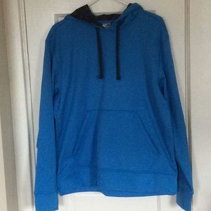 Men’s Champion royal blue hooded sweatshirt MED